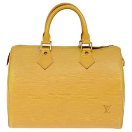 Louis Vuitton-LOUIS VUITTON Epi Speedy 25 Sac à main Tassili Jaune M43019 LV Auth ep4513-Autre