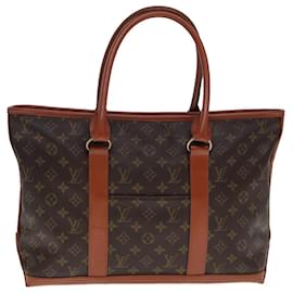 Louis Vuitton-LOUIS VUITTON Monogram Sac Weekend PM Tote Bag M42425 LV Auth bs15025-Monogram