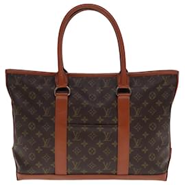 Louis Vuitton-LOUIS VUITTON Monogram Sac Weekend PM Tote Bag M42425 LV Auth bs15025-Monogram