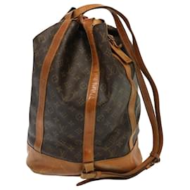 Louis Vuitton-LOUIS VUITTON Sac à épaule Monogram Randonnee GM M42244 LV Auth 75070-Monogramme