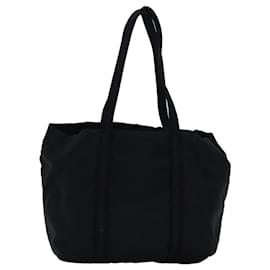 Prada-PRADA Tote Bag Nylon Black Auth bs14903-Black