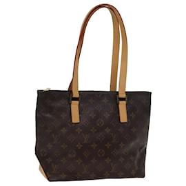 Louis Vuitton-LOUIS VUITTON Monogram Cabas Mezzo Tote Bag M51151 LV Auth 76953-Monogram