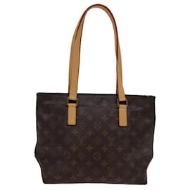 Louis Vuitton-LOUIS VUITTON Monogram Cabas Mezzo Tote Bag M51151 LV Auth 76953-Monogram