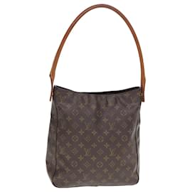 Louis Vuitton-LOUIS VUITTON Monogram Looping GM Shoulder Bag M51170 LV Auth 76956-Monogram