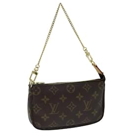 Louis Vuitton-LOUIS VUITTON Monogram Mini Pochette Accessoires Pouch M58009 LV Auth am6312-Monogram