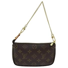 Louis Vuitton-LOUIS VUITTON Monogram Mini Pochette Accessoires Pouch M58009 LV Auth am6312-Monogram