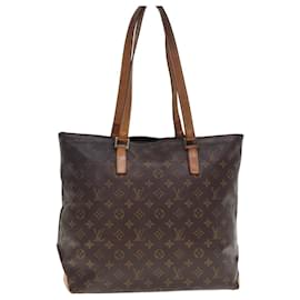 Louis Vuitton-LOUIS VUITTON Monogram Cabas Mezzo Tote Bag M51151 LV Auth 77431-Monogram