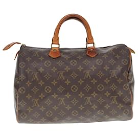 Louis Vuitton-LOUIS VUITTON Monogram Speedy 35 Hand Bag M41524 LV Auth bs15057-Monogram