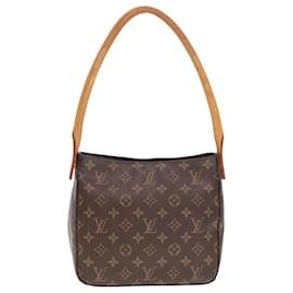 Louis Vuitton-LOUIS VUITTON Monogram Looping MM Shoulder Bag M51146 LV Auth ar11919B-Monogram