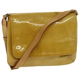 Louis Vuitton-LOUIS VUITTON Sac Thompson Street Monogram Vernis Beige M91301 LV Auth bs14929-Beige