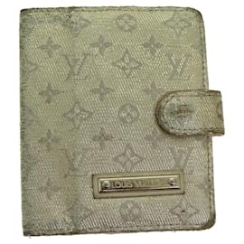 Louis Vuitton-LOUIS VUITTON Monogram Shine Mini Agenda Day Planner Gold R20891 LV Auth 76274-Golden