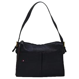 Bally-BALLY Shoulder Bag Leather Black Auth bs15129-Black