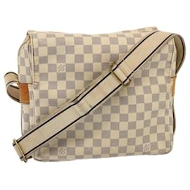 Louis Vuitton-LOUIS VUITTON Damier Azur Naviglio Shoulder Bag N51189 LV Auth 76924-Other