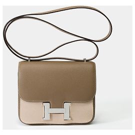 Hermès HERMES Constance Bag in Etoupe Leather - 101999 Taupe