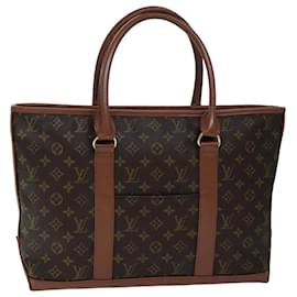 Louis Vuitton-LOUIS VUITTON Monogram Sac Weekend PM Tote Bag M42425 LV Auth 76779-Monogram
