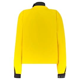 Fendi-FENDI  Jackets T.International S Leather-Yellow