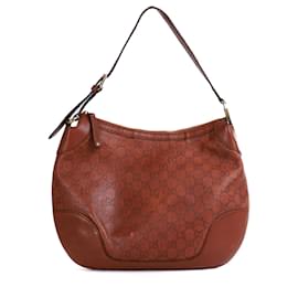 Gucci-GUCCI  Handbags T.  Leather-Brown