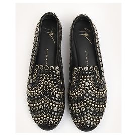 GIUSEPPE ZANOTTI  Flats EU 36 Suede Black