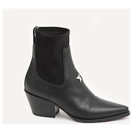 Dior-DIOR  Boots EU 38 Leather-Black