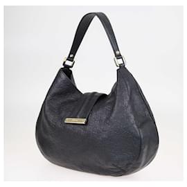 Gucci-Gucci Dark Brown Guccissima New Ladies Vintage Web Hobo-Brown