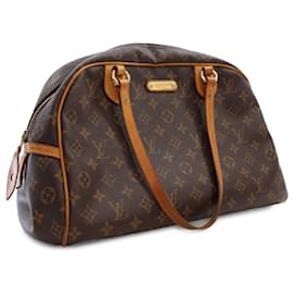 Louis Vuitton-Brown Louis Vuitton Monogram Montorgueil GM Shoulder Bag-Brown