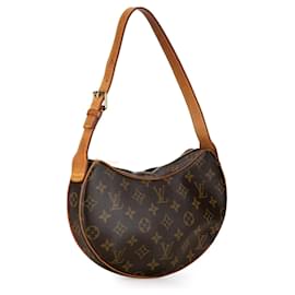 Louis Vuitton-Brown Louis Vuitton Monogram Croissant PM Shoulder Bag-Brown