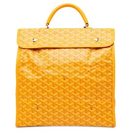 Mochila Saint Leger Goyardine amarilla Goyard Amarillo