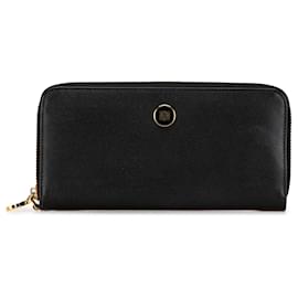 Loewe-Black LOEWE Anagram Leather Long Wallet-Black