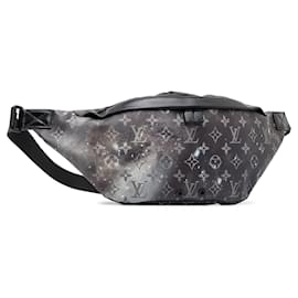 Louis Vuitton-Black Louis Vuitton Monogram Galaxy Discovery Bumbag Belt Bag-Black