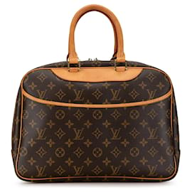 Louis Vuitton-Braune Louis Vuitton Monogram Deauville Handtasche-Braun