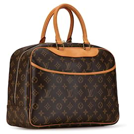 Louis Vuitton-Brown Louis Vuitton Monogram Deauville Handbag-Brown