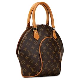 Louis Vuitton-Sac à main Ellipse PM Monogram Louis Vuitton marron-Marron