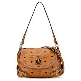 MCM-Brown MCM Visetos Satchel-Brown