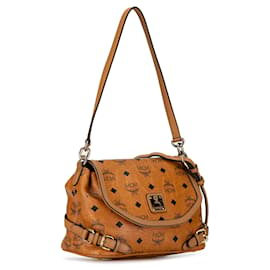 MCM-Brown MCM Visetos Satchel-Brown