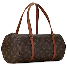 Louis Vuitton-Sac à main Papillon 30 Monogram Louis Vuitton marron-Marron