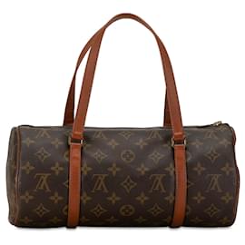 Louis Vuitton-Brown Louis Vuitton Monogram Papillon 30 Handbag-Brown