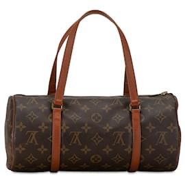 Louis Vuitton-Sac à main Papillon 30 Monogram Louis Vuitton marron-Marron