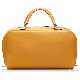 Hermès-Orange Hermès Epsom Sac En Vie 35 Handbag-Orange