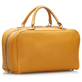 Hermès-Orange Hermès Epsom Sac En Vie 35 Handbag-Orange