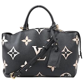 Louis Vuitton-Louis Vuitton Monogram Empreinte Petit Palais PM 2Way Handbag M58913-Beige
