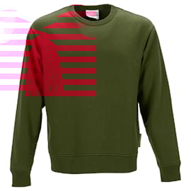 Acne-Acne Studios Sweatshirt in Red Cotton-Red,Dark red