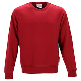Acne-Acne Studios Sweatshirt in Red Cotton-Red,Dark red