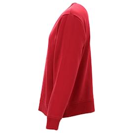 Acne-Acne Studios Sweatshirt in Red Cotton-Red,Dark red
