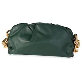 Bottega Veneta-Bottega Veneta Raintree Calfskin Chain Pouch-Green