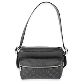 Louis Vuitton-Schwarze Taigarama- und Monogram-Eclipse-Canvas-Außentasche von Louis Vuitton-Schwarz