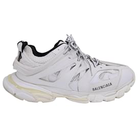 Balenciaga-Balenciaga Track Sneakers in White Polyurethane -White