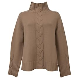 Autre Marque-'S Max Mara Chestnut Oceania Sweater in Beige Wool-Other