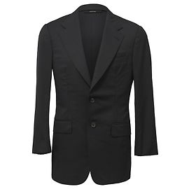 Blazer monopetto in lana nera Gucci Nero