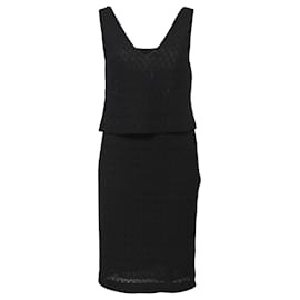 Missoni-Missoni V-neck Dress in Black Rayon-Black