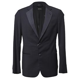 Giorgio Armani Soho Blazer in Navy Blue Wool Blue Navy blue